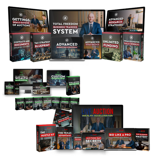 In-Person Auction Training Program + Auction Data Training System + Entrepreneurship Foundations: Building a Training Business