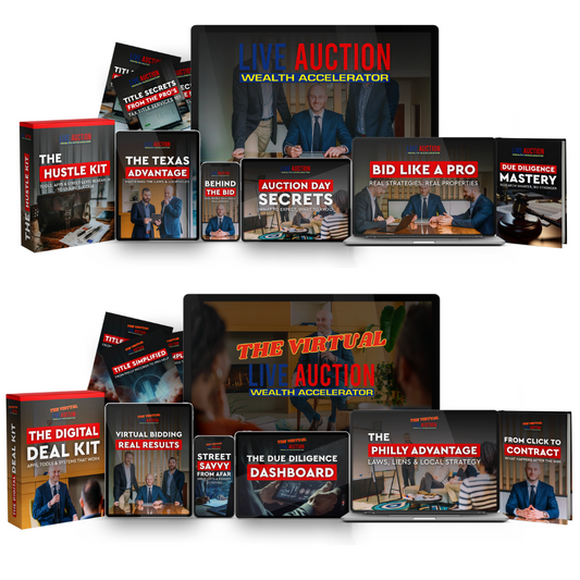 In-Person Auction Training Program + Virtual Auction Training Program